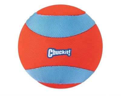 Chuckit Amphibious Mega Ball Oranje / Blauw hondenspeelgoed 12x12x12CM