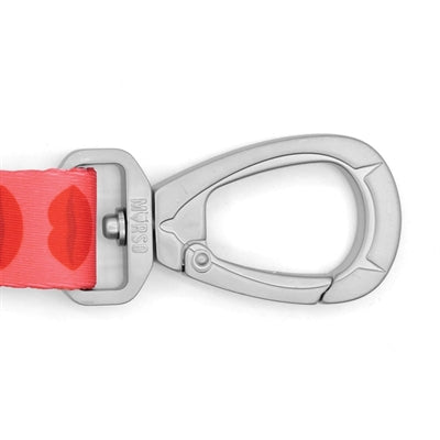 Morso Hondenriem Verstelbaar Gerecycled Lipstick Roze hondenhalsband nylon