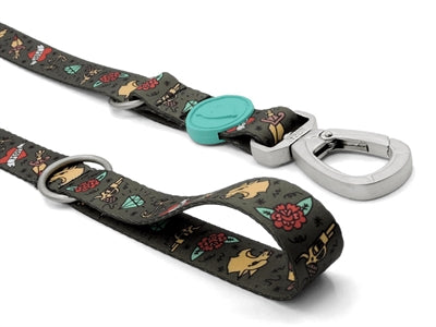 Morso Hondenriem Verstelbaar Gerecycled Ink Tank Groen hondenhalsband nylon
