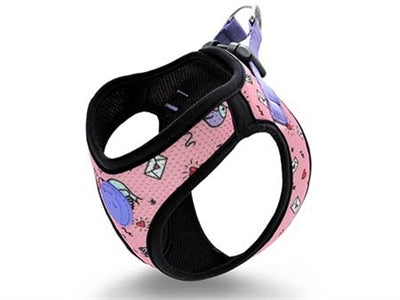 MORSO HONDENTUIG BODY MESH GERECYCLED SWEET TWEET ROZE 50-56 CM