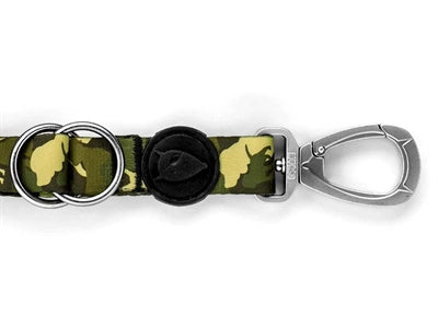 Morso Hondenriem Verstelbaar Gerecycled Full Metal Dog Bruin hondenhalsband nylon