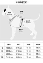 Morso Hondentuig H-tuig Gerecycled Full Metal Dog Bruin hondenhalsband hondenriem nylon