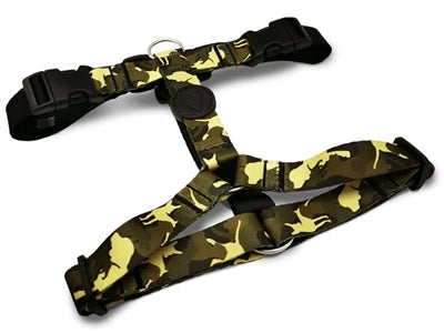 Morso Hondentuig H-tuig Gerecycled Full Metal Dog Bruin hondenhalsband hondenriem nylon