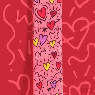 Morso Hondenriem Verstelbaar Gerecycled Pink Think Roze hondenhalsband nylon