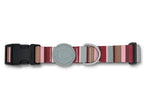 Morso Halsband Hond Gerecycled Skyline Rood / Roze hondenhalsband hondenriem nylon