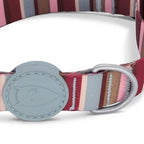 Morso Halsband Hond Gerecycled Skyline Rood / Roze hondenhalsband hondenriem nylon