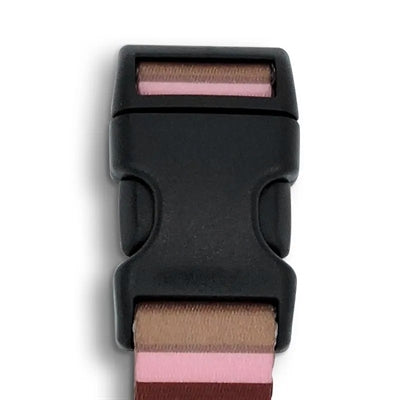 Morso Halsband Hond Gerecycled Skyline Rood / Roze hondenhalsband hondenriem nylon