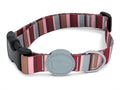 MORSO HALSBAND HOND GERECYCLED SKYLINE ROOD / ROZE 37-58X2,5 CM