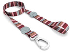Morso Hondenriem Gerecycled Skyline Rood / Roze hondenhalsband nylon