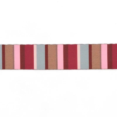 Morso Hondenriem Gerecycled Skyline Rood / Roze hondenhalsband nylon