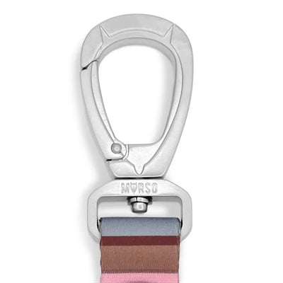 Morso Hondenriem Gerecycled Skyline Rood / Roze hondenhalsband nylon