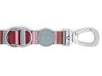 Morso Hondenriem Verstelbaar Gerecycled Skyline Rood / Roze hondenhalsband nylon