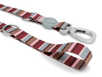 Morso Hondenriem Verstelbaar Gerecycled Skyline Rood / Roze hondenhalsband nylon