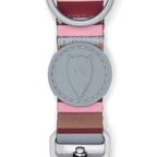 Morso Hondenriem Verstelbaar Gerecycled Skyline Rood / Roze hondenhalsband nylon