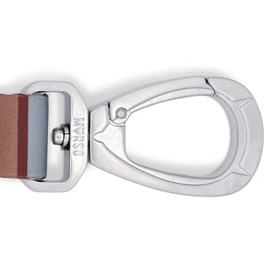 Morso Hondenriem Verstelbaar Gerecycled Skyline Rood / Roze hondenhalsband nylon