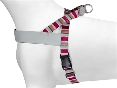 Morso Norwegian Hondentuig Gerecycled Skyline Rood / Roze hondenhalsband hondenriem nylon