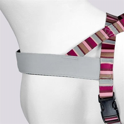 Morso Norwegian Hondentuig Gerecycled Skyline Rood / Roze hondenhalsband hondenriem nylon