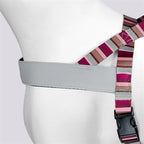 Morso Norwegian Hondentuig Gerecycled Skyline Rood / Roze hondenhalsband hondenriem nylon