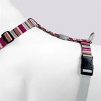 Morso Hondentuig H-tuig Gerecycled Skyline Rood / Roze hondenhalsband hondenriem nylon