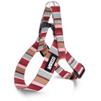 Morso Mini Hondentuig Verstelbaar Gerecycled Skyline Rood / Roze hondenhalsband hondenriem nylon