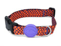 MORSO HALSBAND HOND GERECYCLED URBAN LIZARD ROOD 30-42X1,5 CM