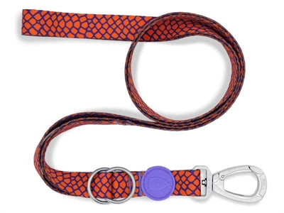 MORSO HONDENRIEM VERSTELBAAR GERECYCLED URBAN LIZARD ROOD 75-230X1,5 CM 1-4 KG