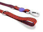 Morso Hondenriem Verstelbaar Gerecycled Urban Lizard Rood hondenhalsband nylon