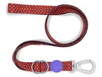 Morso Hondenriem Verstelbaar Gerecycled Urban Lizard Rood hondenhalsband nylon