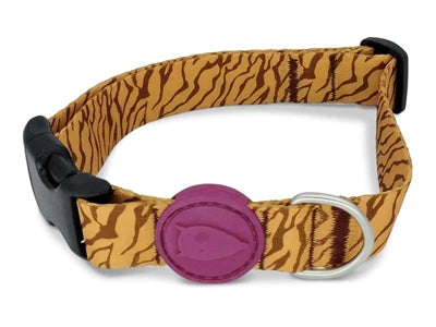 MORSO HALSBAND HOND GERECYCLED JUNGLE DRUM ORANJE 43-70X2,5 CM