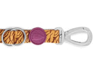 Morso Hondenriem Verstelbaar Gerecycled Jungle Drum Oranje hondenhalsband nylon