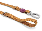 Morso Hondenriem Verstelbaar Gerecycled Jungle Drum Oranje hondenhalsband nylon