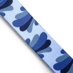 Morso Hondenriem Verstelbaar Gerecycled Splash Blauw hondenhalsband nylon