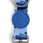 Morso Hondenriem Verstelbaar Gerecycled Splash Blauw hondenhalsband nylon