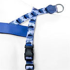 Morso Norwegian Hondentuig Gerecycled Splash Blauw hondenhalsband hondenriem nylon