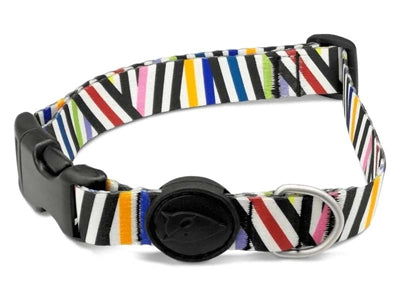 MORSO HALSBAND HOND GERECYCLED SPAGHETTI INCIDENT 37-58X2,5 CM