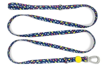 Morso Hondenriem Verstelbaar Gerecycled Color Invaders Paars hondenhalsband nylon