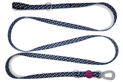 Morso Hondenriem Verstelbaar Gerecycled Power Flow Zwart hondenhalsband nylon
