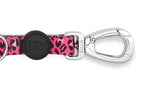 Morso Hondenriem Verstelbaar Gerecycled Bubble Leo Roze hondenhalsband nylon