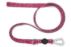 Morso Hondenriem Verstelbaar Gerecycled Bubble Leo Roze hondenhalsband nylon