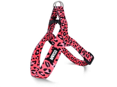 MORSO MINI HONDENTUIG VERSTELBAAR GERECYCLED BUBBLE LEO ROZE 32-41X2,5 CM