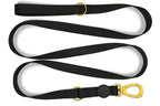 Morso Hondenriem Verstelbaar Gerecycled Gold Caviar Goud hondenhalsband nylon