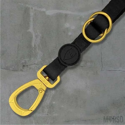 Morso Hondenriem Verstelbaar Gerecycled Gold Caviar Goud hondenhalsband nylon