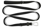 Morso Hondenriem Verstelbaar Gerecycled Pureness Zwart hondenhalsband nylon