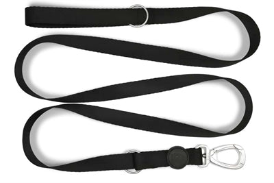 Morso Hondenriem Verstelbaar Gerecycled Pureness Zwart hondenhalsband nylon