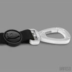 Morso Hondenriem Verstelbaar Gerecycled Pureness Zwart hondenhalsband nylon
