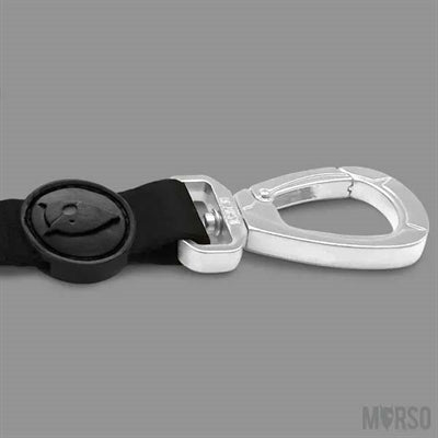 Morso Hondenriem Verstelbaar Gerecycled Pureness Zwart hondenhalsband nylon