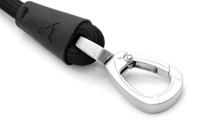 Morso Hondenriem Soft Rope Gerecycled Black Zwart hondenhalsband 120x1 cm