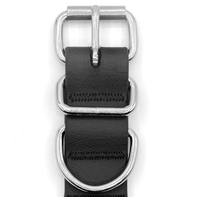 Morso Halsband Hond Waterproof Gerecycled Black Zwart hondenhalsband hondenriem
