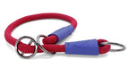 Morso Half Slip Halsband Hond Regular Rope Gerecycled Red Velvet Rood hondenhalsband hondenriem