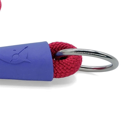Morso Half Slip Halsband Hond Regular Rope Gerecycled Red Velvet Rood hondenhalsband hondenriem